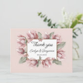 ほこりエレガントバラ赤面結婚ズ サンキューカード (スタンド正面)