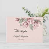 ほこりエレガントバラ赤面結婚ズ サンキューカード (スタンド正面)