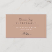 ほこりバラパーソナライズされた植物名刺 名刺 (正面)