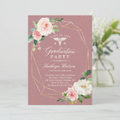 ほこりバラフローラ看護学校卒業会 招待状 (スタンド正面)