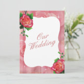 ほこりビクトリアンバラフローラ結婚ズ 招待状 (スタンド正面)