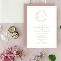 ほこりモダンバラリービクレストモノグラム結婚ズ