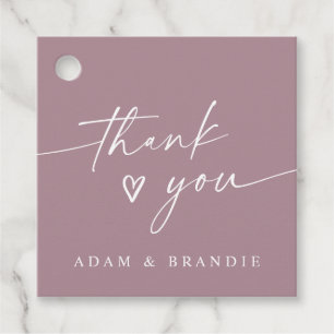 ほこりモダンバラ手書きありがとう結婚さん フェイバータグ