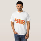 ほしいように大きい…カスタマイズ Tシャツ (正面フル)