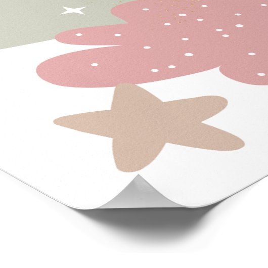 ほっお洒落と月の風景。 ポスター (角)