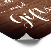 ほっこりローズの花束 カードとギフト ウェディングサイン ポスター (角)