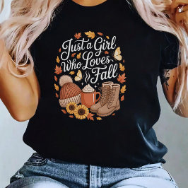 ほっこり秋の必需品とホットチョコレート Tシャツ