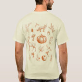 ほっこり秋の気分 Tシャツ (裏面)