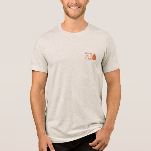 ほっこり秋の雰囲気 トライブレンドＴシャツ (正面)