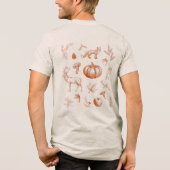 ほっこり秋の雰囲気 トライブレンドＴシャツ (裏面)