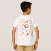 ほっこり秋の雰囲気 Tシャツ (裏面フル)