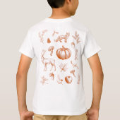 ほっこり秋の雰囲気 Tシャツ (裏面)