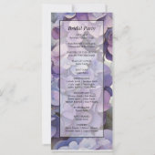 ほっこエレガントろ紫色の水色フローラプログラム (裏面)