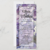 ほっこエレガントろ紫色の水色フローラプログラム (正面)