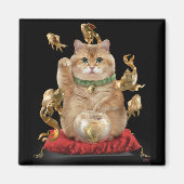 ほっこ招き猫 マグネット (正面)