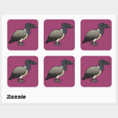 ほっそりとしたハゲワシ スクエアシール (シート)