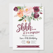 ほっぺとマルサラのサプライズ誕生日招待状 招待状 (正面)