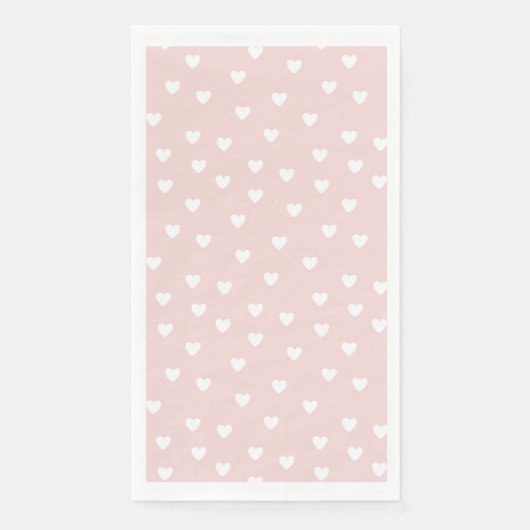 ほっぺに桜のピンクと白いハート (正面)