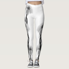 ほつれた花 レギンス