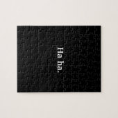 ほとんおもしろいど全てのブラックハハ ジグソーパズル (横)