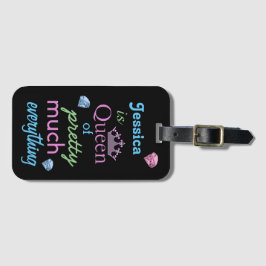 "ほとんどすべての女王" ラゲッジタグ