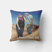 ほとんどそこ、怠け者 クッション (裏面)