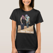 ほとんどそこ、怠け者 Tシャツ (正面)