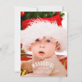 ほとんどのすばらしい時間の全ページの写真カード シーズンカード (正面)