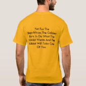 ほとんどのために、原則はYとして他に、します…あります Tシャツ (裏面)