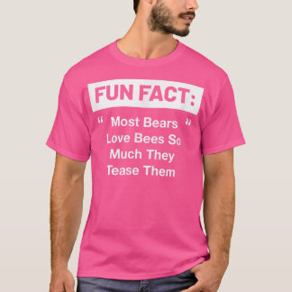 ほとんどのクマは非常に多くの動物のプンおもしろいフモ愛する蜂 Tシャツ