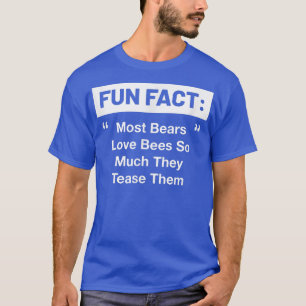 ほとんどのクマは非常に多くの動物のプンおもしろいフモ愛する蜂 Tシャツ