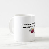 ほとんどのヤーンの勝利との1つ コーヒーマグカップ (正面左)