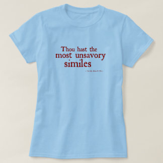 ほとんどの不快な直喩 Tシャツ