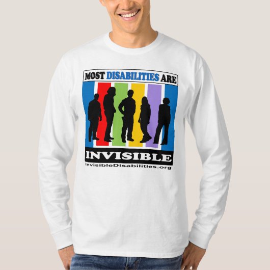 ほとんどの不能は見えないです-人のLSのワイシャツ Tシャツ (正面)