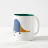 ほとんどの人々は愚か者です ツートーンマグカップ (正面右)