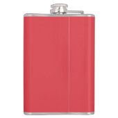 ほとんどの人は生きている。起きている者は考え少ない フラスク (裏面)