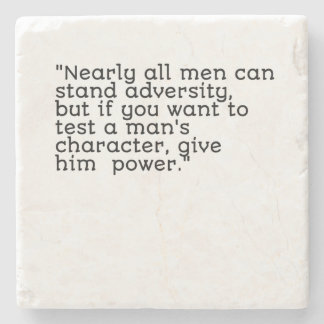 ほとんどの人は逆境に耐えられるが… ストーンコースター