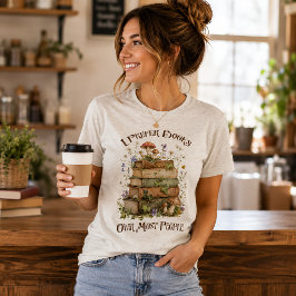 ほとんどの人より本が好き トライブレンドTシャツ