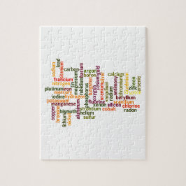 ほとんどの共通の要素(単語の雲化学) ジグソーパズル