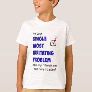 ほとんどの刺激する問題のTシャツを選抜して下さい Tシャツ
