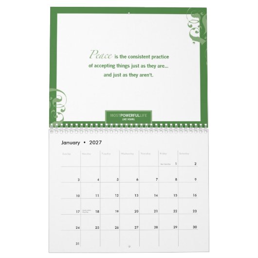 ほとんどの強力な"年"の2011カレンダー カレンダー (1月 2027)