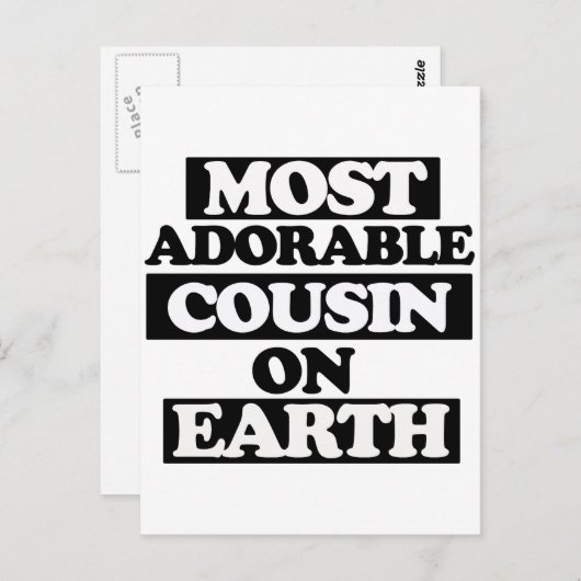 ほとんどの愛らしいいとこ ポストカード (正面/裏面)