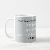 ほとんどの憂鬱なコーヒー・マグの引用文#13 コーヒーマグカップ (左)