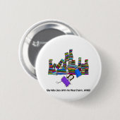 ほとんどの生地と死ぬ彼女は勝ちます 缶バッジ (正面&裏面)