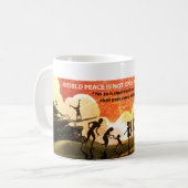 ほとんどの素晴らしい平和 コーヒーマグカップ (正面左)