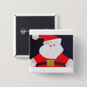 ほとんどの美しいヴィンテージのクリスマスサンタ 缶バッジ (正面&裏面)