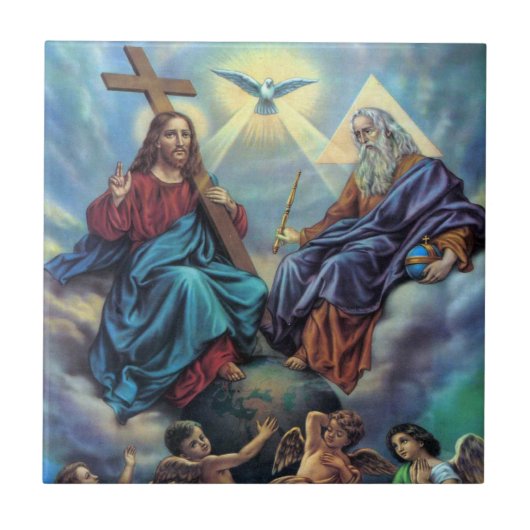 ほとんどの聖三位一体のタイル タイル (正面)