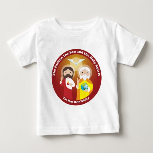 ほとんどの聖三位一体 ベビーTシャツ (正面)