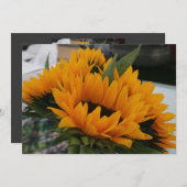 ほとんどヒマワリは日付カードを保存 セーブザデート (正面/裏面)