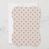 ほとんどマウブ·薄紫·フォイル·ゴールデン·ハ結婚チズ 招待状 (裏面)